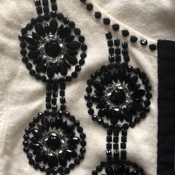 Nanette Lepore Lucky Stars Beaded Cardigan - Picture 4 of 4
